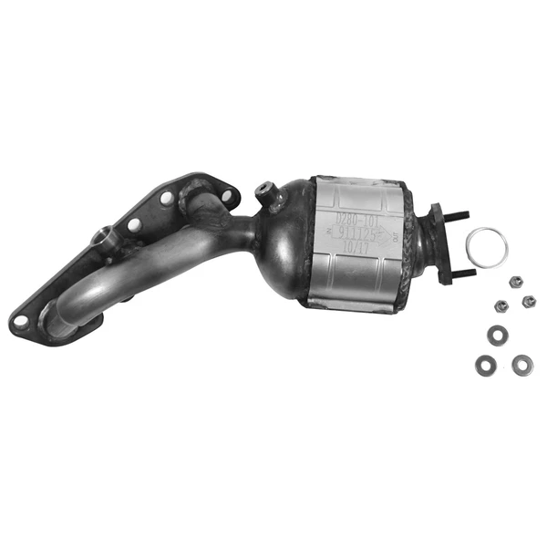 AP Emissions 911125 Catalytic Converter with Integrated Exhaust Manifold, Front Left Driver Side