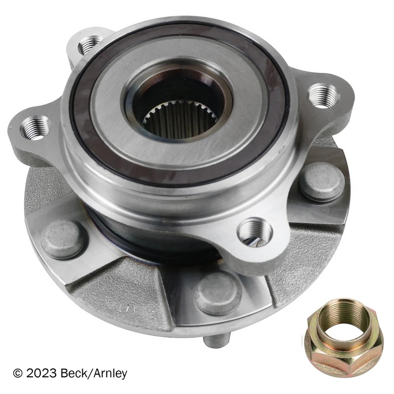 Beck/Arnley 051-6190 Wheel Bearing and Hub Assembly, Front Side