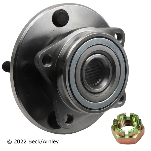 Beck/Arnley 051-6121 Wheel Bearing and Hub Assembly, Front Side