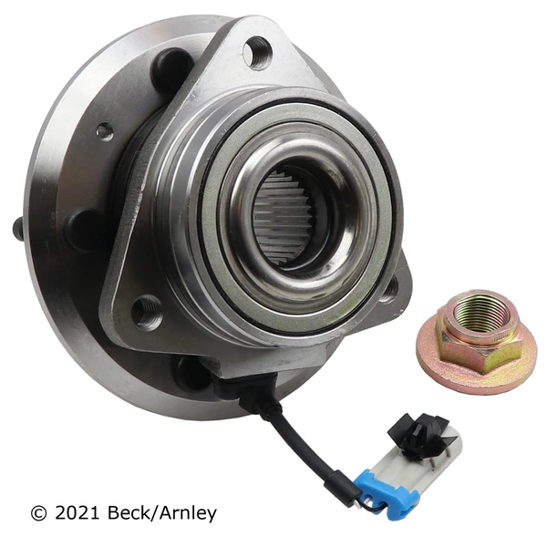 Beck/Arnley 051-6384 Wheel Bearing and Hub Assembly, Front Side
