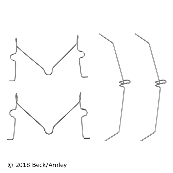 Beck/Arnley 084-1372 Disc Brake Hardware Kit, Front Side