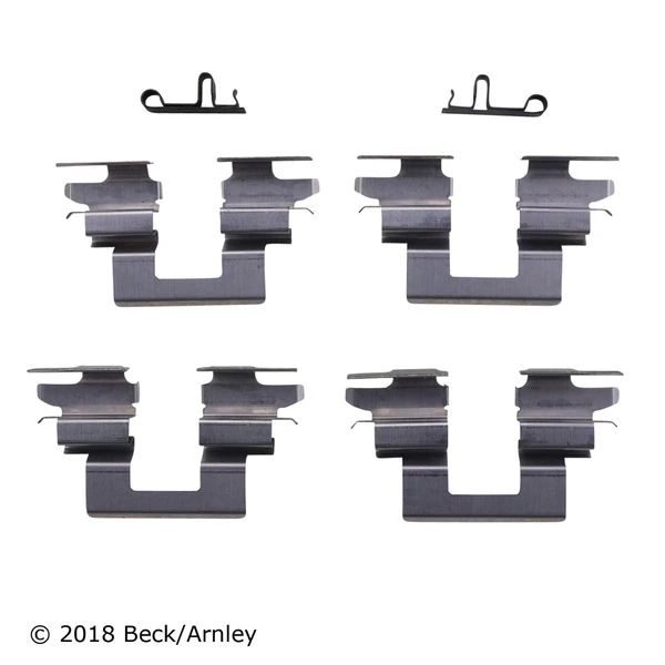 Beck/Arnley 084-1554 Disc Brake Hardware Kit, Rear Side