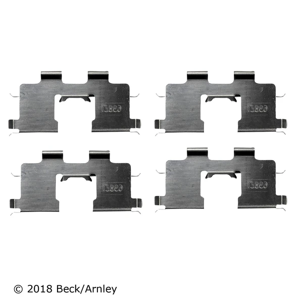 Beck/Arnley 084-1585 Disc Brake Hardware Kit, Rear Side