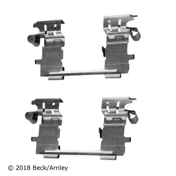 Beck/Arnley 084-1758 Disc Brake Hardware Kit, Front Side