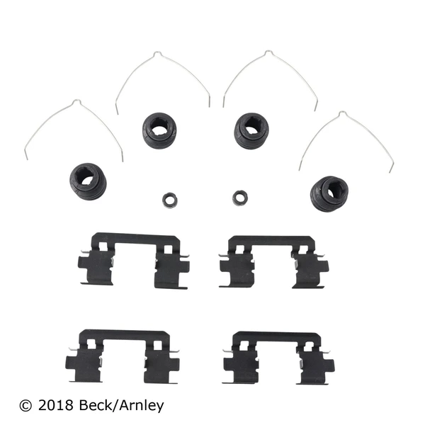 Beck/Arnley 084-1870 Disc Brake Hardware Kit, Front Side