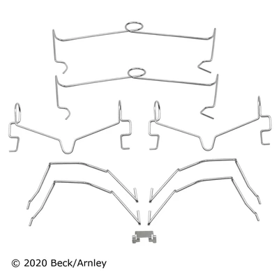 Beck/Arnley 084-1918 Disc Brake Hardware Kit, Front Side