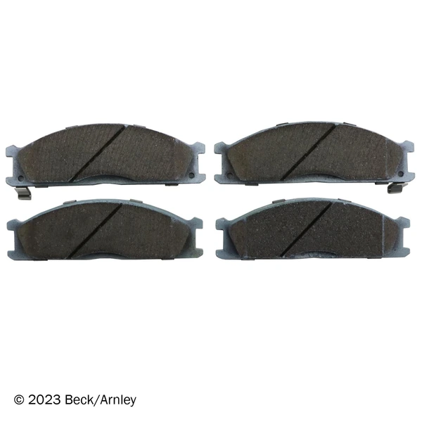 Beck/Arnley 085-1296 Disc Brake Pad Set, Front Side