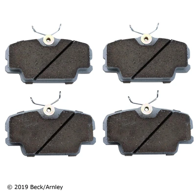 Beck/Arnley 085-1236 Disc Brake Pad Set, Front Side