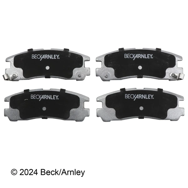 Beck/Arnley 085-1341 Disc Brake Pad Set, Rear Side