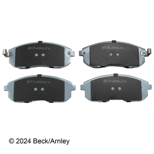 Beck/Arnley 085-1370 Disc Brake Pad Set, Front Side