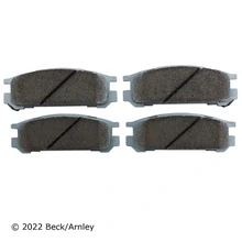 Beck/Arnley 085-1378 Disc Brake Pad Set, Rear Side