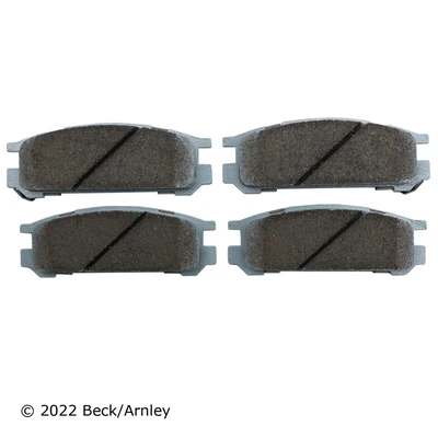 Beck/Arnley 085-1378 Disc Brake Pad Set, Rear Side
