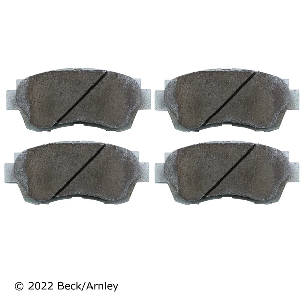 Beck/Arnley 085-1379 Disc Brake Pad Set, Front Side