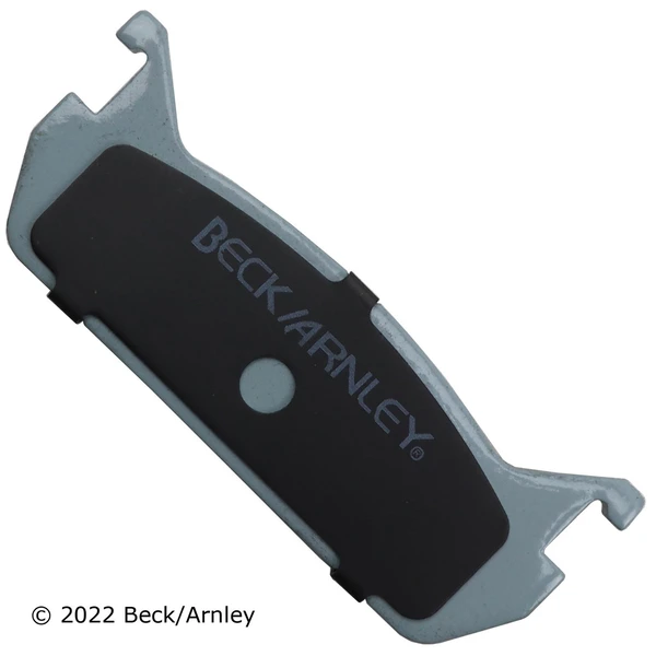 Beck/Arnley 085-1389 Disc Brake Pad Set, Rear Side