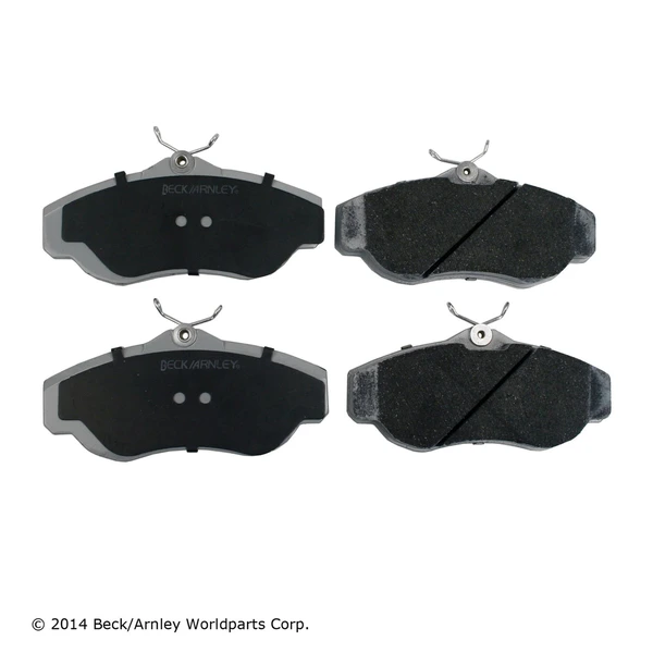 Beck/Arnley 085-1587 Disc Brake Pad Set, Front Side