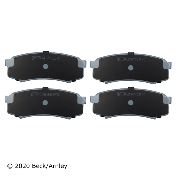Beck/Arnley 085-1502 Disc Brake Pad Set, Rear Side