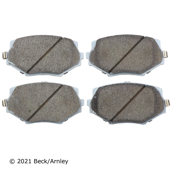 Beck/Arnley 085-1504 Disc Brake Pad Set, Front Side