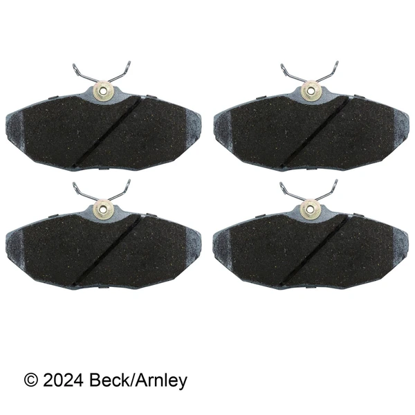 Beck/Arnley 085-1650 Disc Brake Pad Set, Rear Side