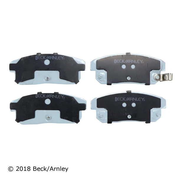 Beck/Arnley 085-1663 Disc Brake Pad Set, Rear Side