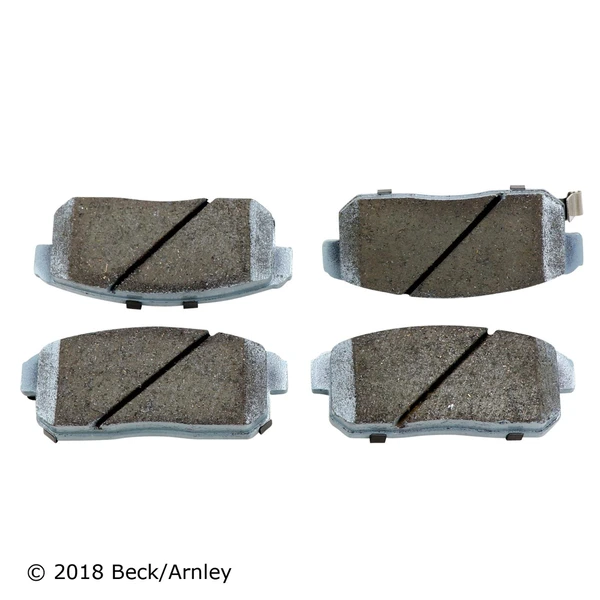 Beck/Arnley 085-1663 Disc Brake Pad Set, Rear Side