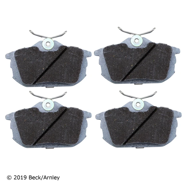 Beck/Arnley 085-1665 Disc Brake Pad Set, Rear Side
