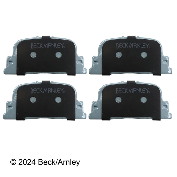Beck/Arnley 085-1670 Disc Brake Pad Set, Rear Side