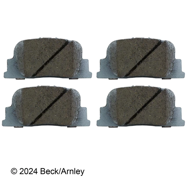Beck/Arnley 085-1670 Disc Brake Pad Set, Rear Side