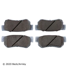 Beck/Arnley 085-1672 Disc Brake Pad Set, Rear Side