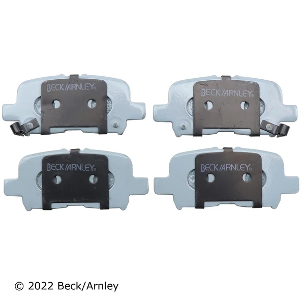 Beck/Arnley 085-1677 Disc Brake Pad Set, Rear Side
