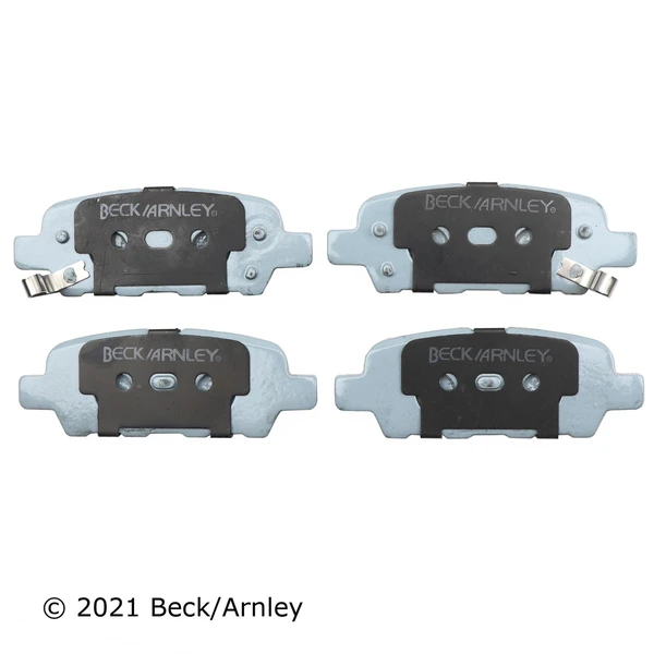 Beck/Arnley 085-1687 Disc Brake Pad Set, Rear Side