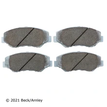 Beck/Arnley 085-1698 Disc Brake Pad Set, Front Side