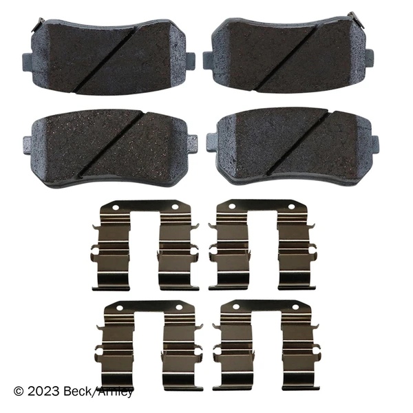 Beck/Arnley 085-1745 Disc Brake Pad Set, Rear Side