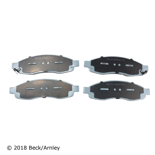 Beck/Arnley 085-1747 Disc Brake Pad Set, Front Side