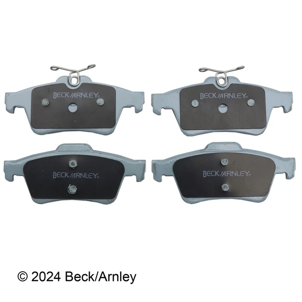 Beck/Arnley 085-1753 Disc Brake Pad Set, Rear Side