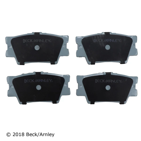 Beck/Arnley 085-1756 Disc Brake Pad Set, Rear Side