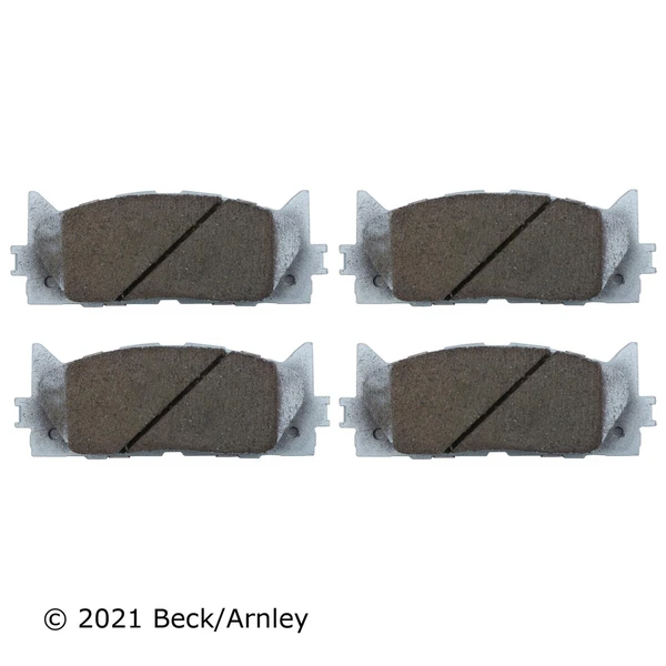 Beck/Arnley 085-1758 Disc Brake Pad Set, Front Side