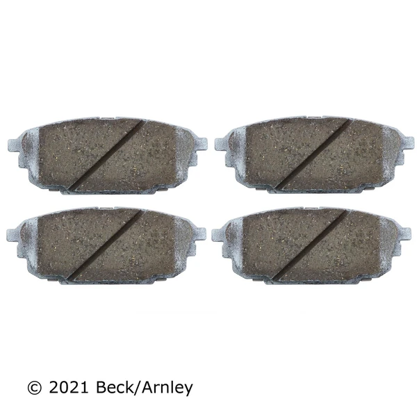 Beck/Arnley 085-1782 Disc Brake Pad Set, Rear Side