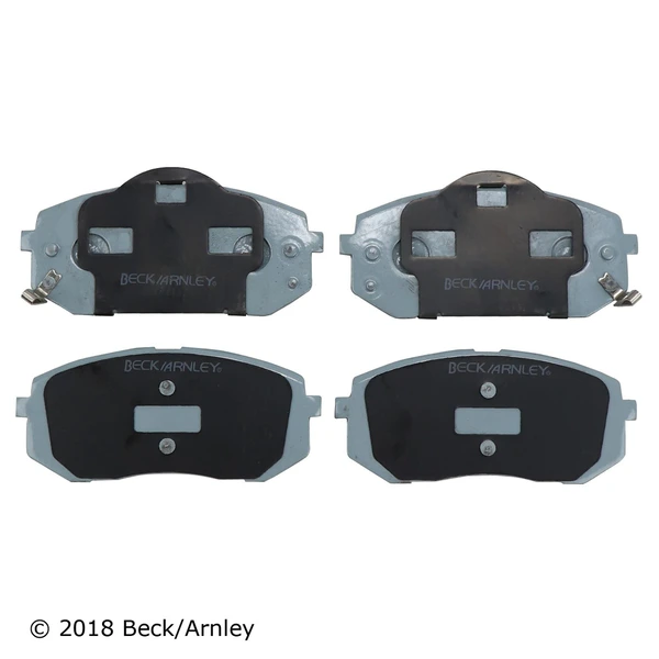 Beck/Arnley 085-1784 Disc Brake Pad Set, Front Side