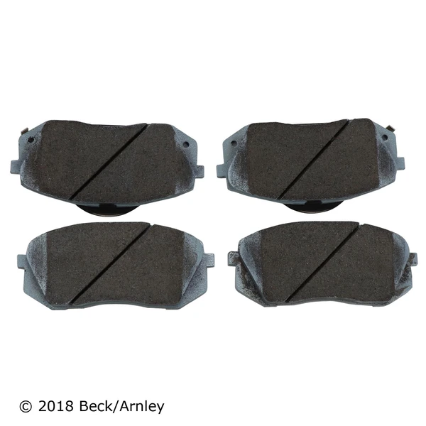 Beck/Arnley 085-1784 Disc Brake Pad Set, Front Side