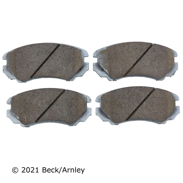 Beck/Arnley 085-1706 Disc Brake Pad Set, Front Side