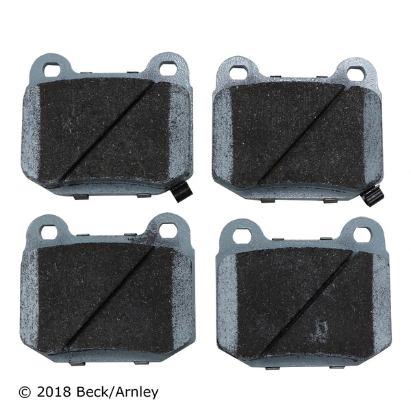 Beck/Arnley 085-1708 Disc Brake Pad Set, Rear Side