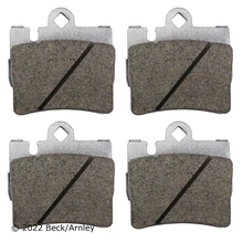 Beck/Arnley 085-1717 Disc Brake Pad Set, Rear Side