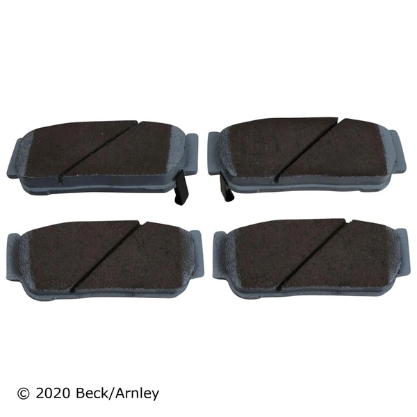 Beck/Arnley 085-1725 Disc Brake Pad Set, Rear Side