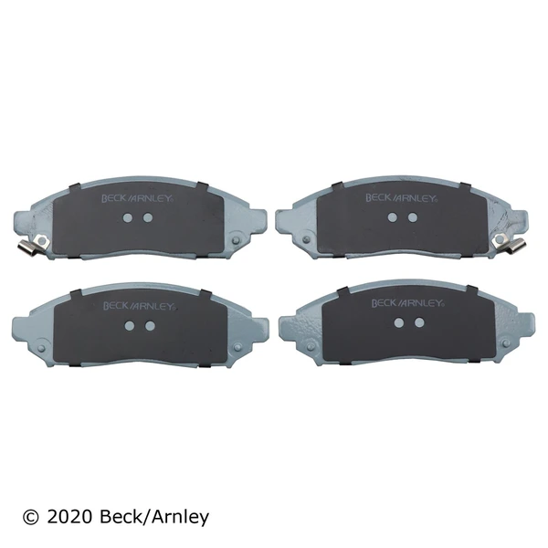 Beck/Arnley 085-1726 Disc Brake Pad Set, Front Side