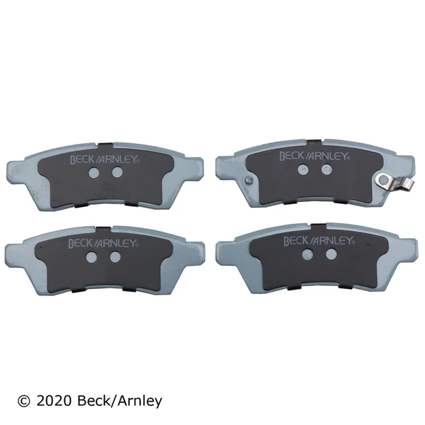 Beck/Arnley 085-1727 Disc Brake Pad Set, Rear Side
