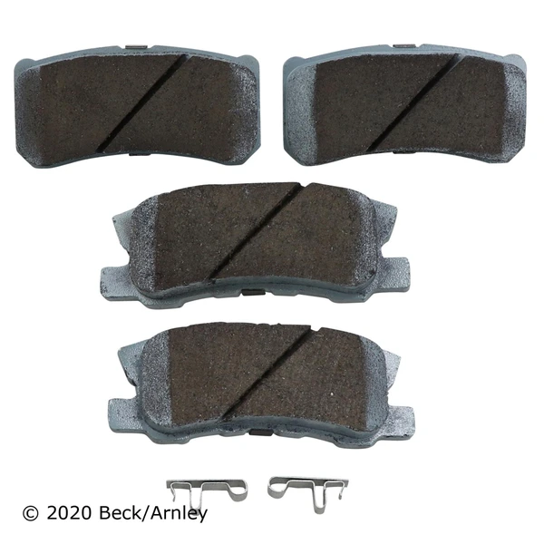 Beck/Arnley 085-1847 Disc Brake Pad Set, Rear Side