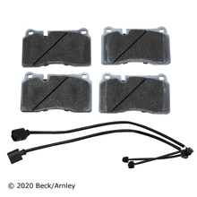 Beck/Arnley 085-1884 Disc Brake Pad Set, Front Side