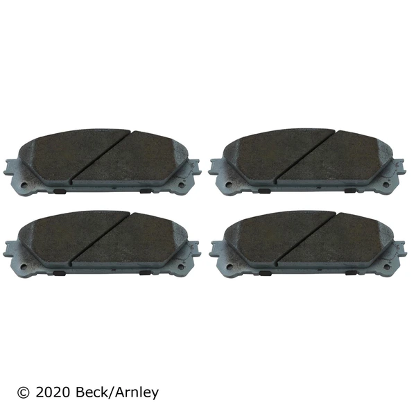 Beck/Arnley 085-1893 Disc Brake Pad Set, Front Side