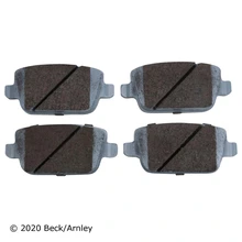 Beck/Arnley 085-1897 Disc Brake Pad Set, Rear Side