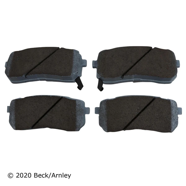 Beck/Arnley 085-1800 Disc Brake Pad Set, Rear Side